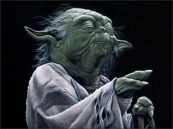 Yoda painting